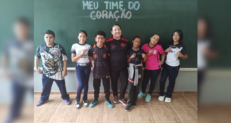 Confira a série de registros dos alunos/torcedores com a proposta 'Meu Time do Coração'.