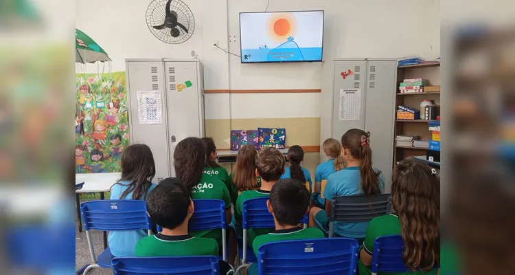 Veja os registros do amplo trabalho em sala de aula.