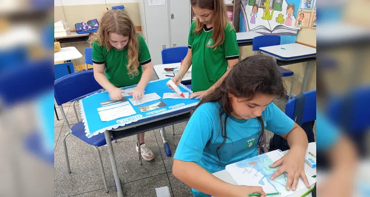Veja os registros do amplo trabalho em sala de aula.