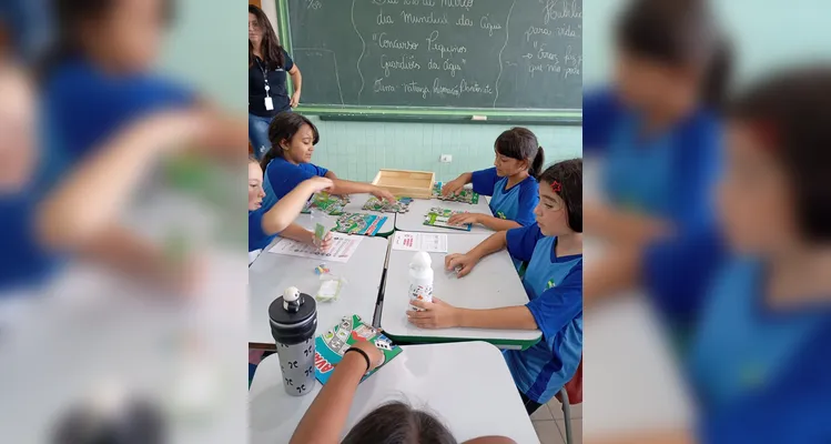 Confira a série de registros do trabalho realizado pelos educandos.