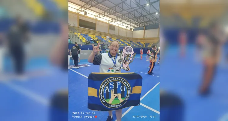 Time de futsal de Surdas de PG conquista prata em Campeonato Paranaense