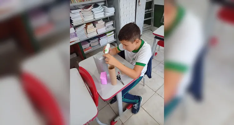 Veja os registros do trabalho realizado pelos estudantes.