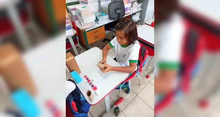 Veja os registros do trabalho realizado pelos estudantes.