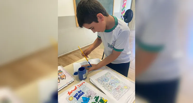 Confira os registros do amplo trabalho em sala de aula.