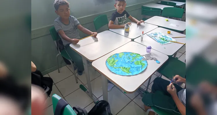 Veja como foi o trabalho em sala de aula.