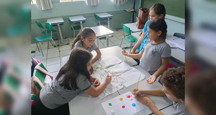 Veja como foi o trabalho em sala de aula.