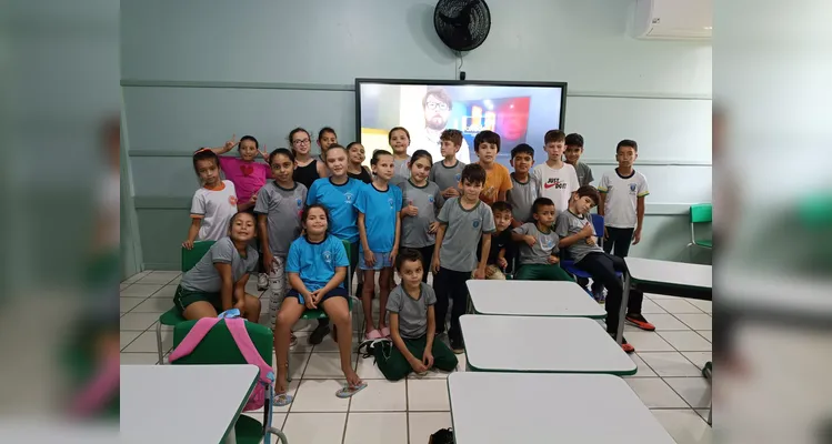 Veja como foi o trabalho em sala de aula.