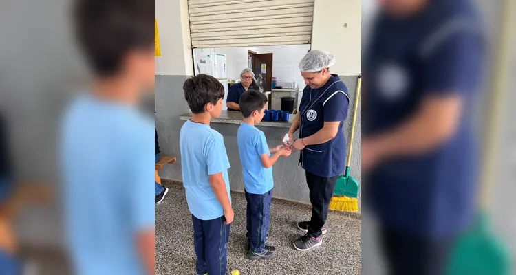 A turma também realizou extensas ações com o gênero textual bilhete.