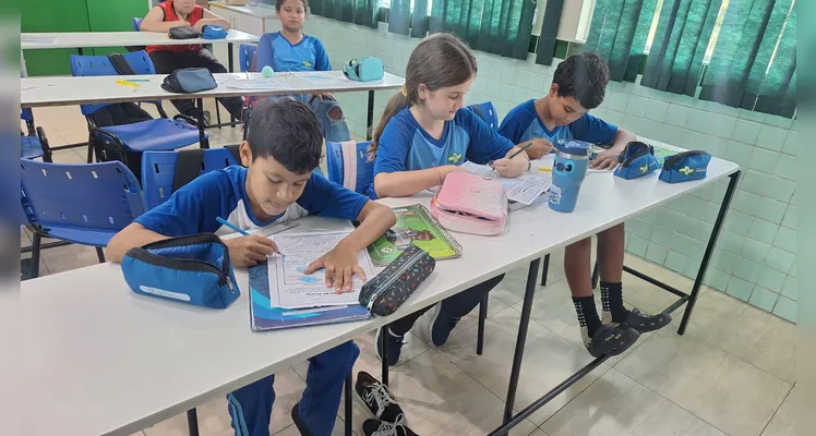 Confira os registros do amplo trabalho em sala de aula.