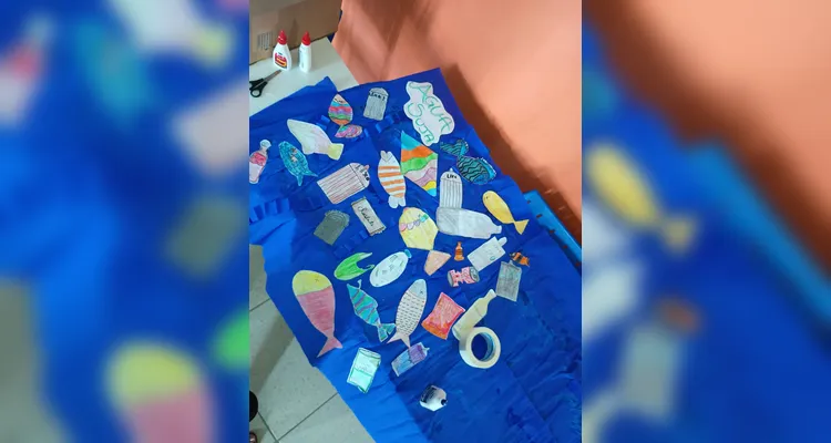 Confira os registros do trabalho em sala de aula.