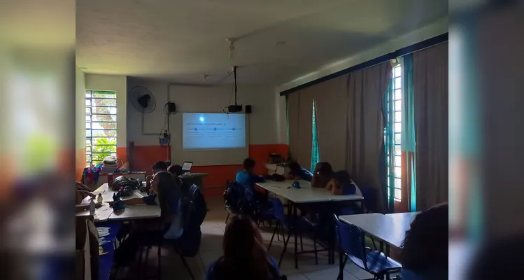 Confira os registros do trabalho em sala de aula.