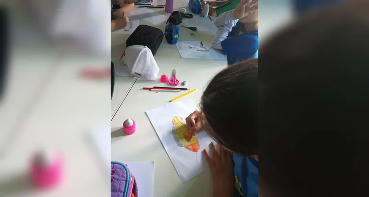 Confira os registros do trabalho em sala de aula.