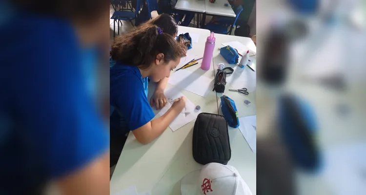 Confira os registros do trabalho em sala de aula.