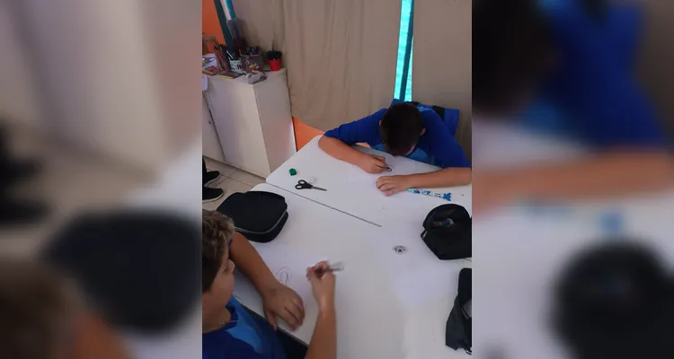 Confira os registros do trabalho em sala de aula.