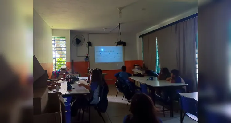 Confira os registros do trabalho em sala de aula.