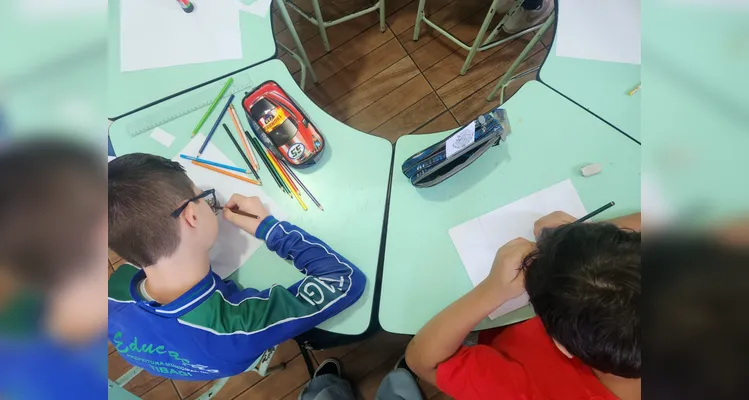 Confira a galeria do trabalho dos alunos em sala de aula.