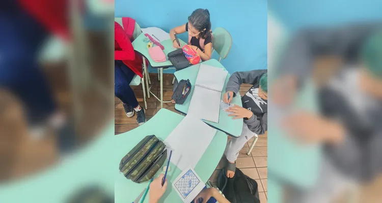 Confira a galeria do trabalho dos alunos em sala de aula.