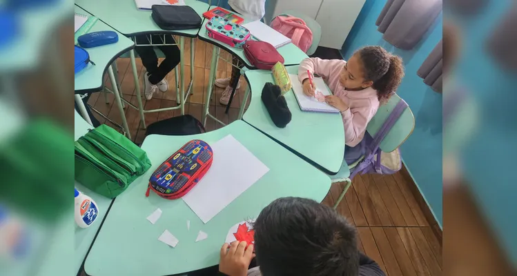 Confira a galeria do trabalho dos alunos em sala de aula.