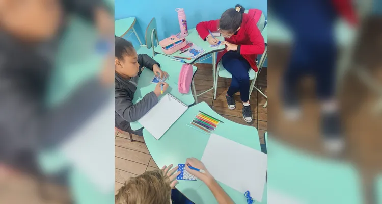 Confira a galeria do trabalho dos alunos em sala de aula.