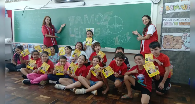 Confira a série de registros em sala de aula.