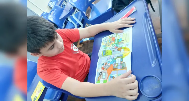 Confira a série de registros em sala de aula.