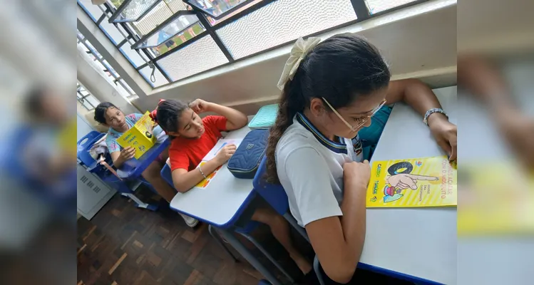 Confira a série de registros em sala de aula.