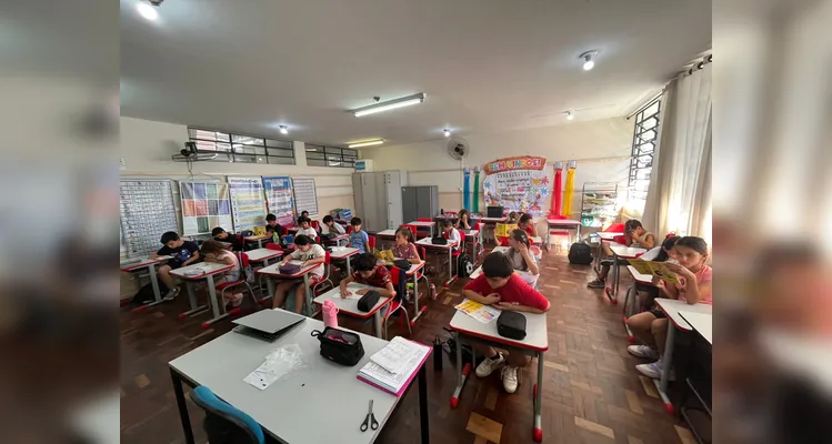 Confira a série de registros em sala de aula.