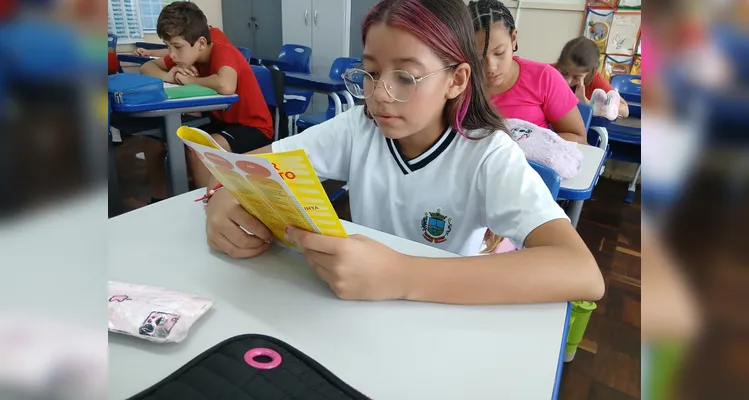 Confira a série de registros em sala de aula.