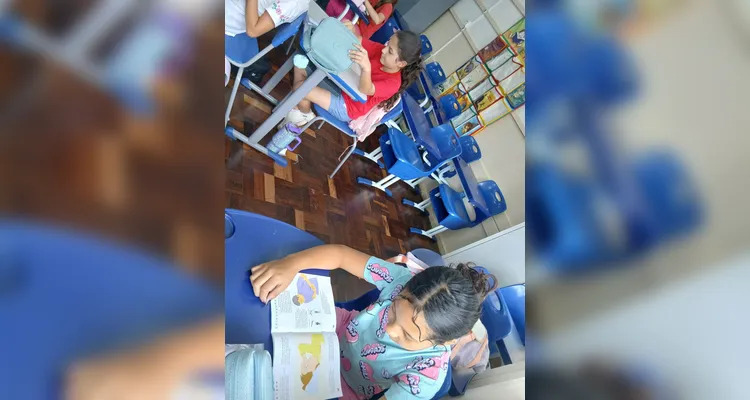 Confira a série de registros em sala de aula.