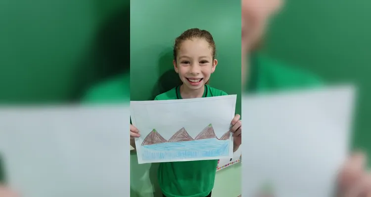Como atividade, os alunos elaboraram desenhos sobre a importância da água para os seres humanos e a natureza.