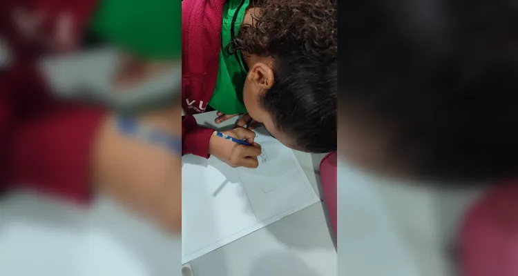 Como atividade, os alunos elaboraram desenhos sobre a importância da água para os seres humanos e a natureza.