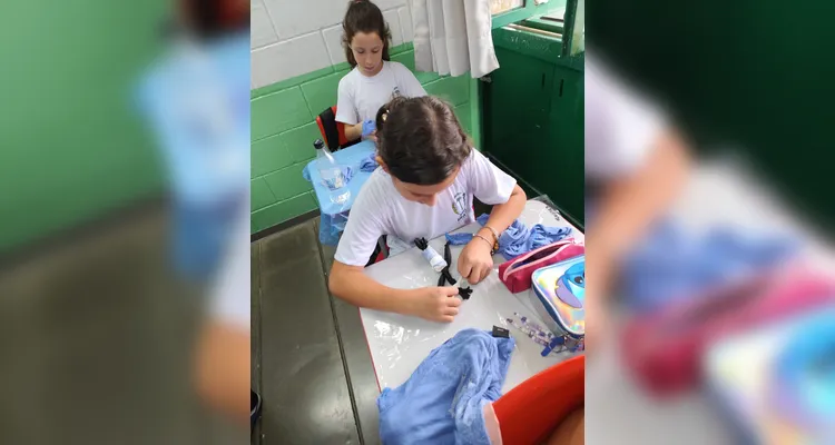 Confira os registros do trabalho em sala de aula.