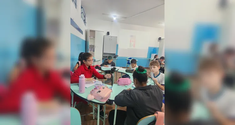 Confira os registros do trabalho em sala de aula.