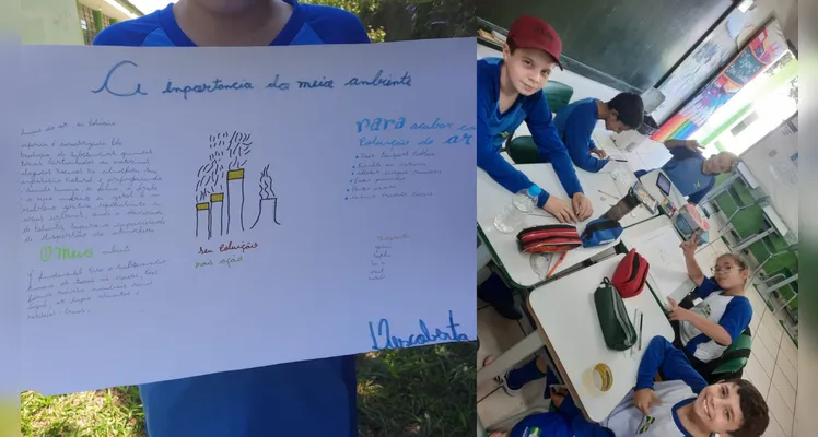 Confira os registros do amplo trabalho realizado pelos educandos.