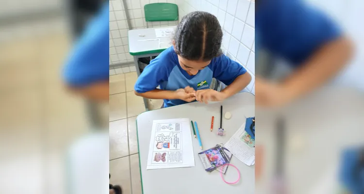 Veja a série de registros do amplo trabalho dos estudantes.