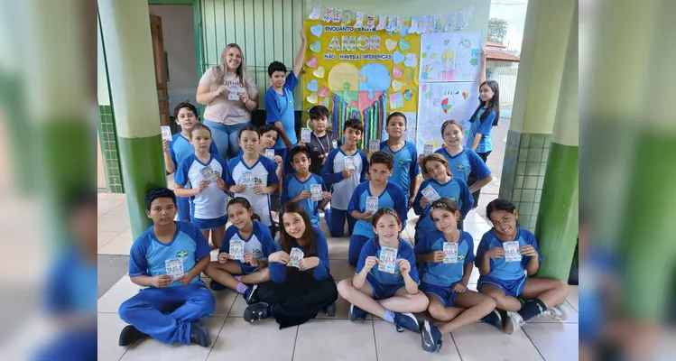 Veja a série de registros do amplo trabalho dos estudantes.