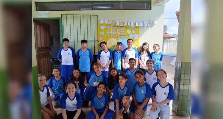 Veja a série de registros do amplo trabalho dos estudantes.