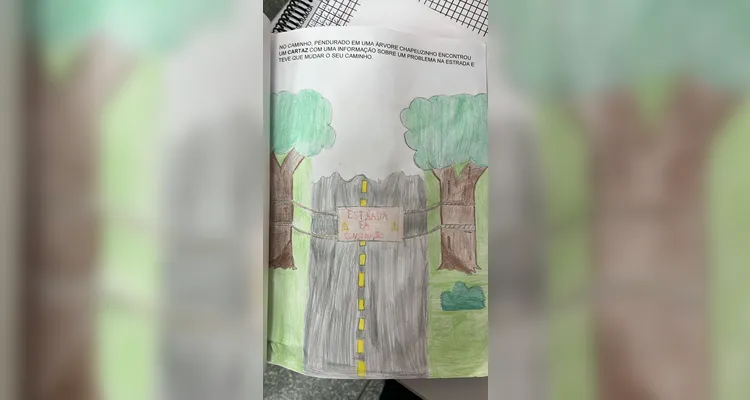 Confira os trabalhos e registros em sala de aula.