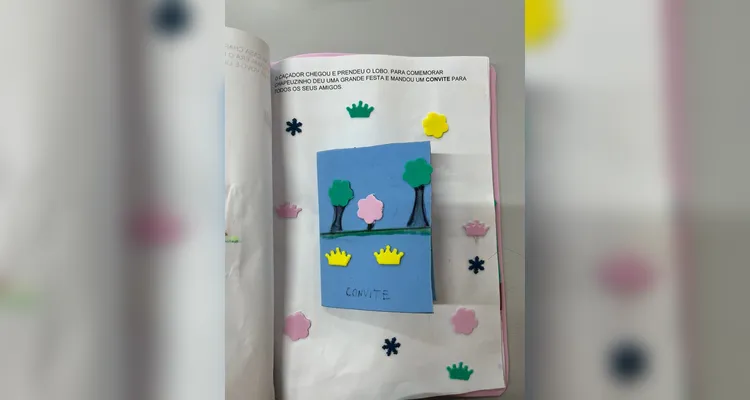 Confira os trabalhos e registros em sala de aula.