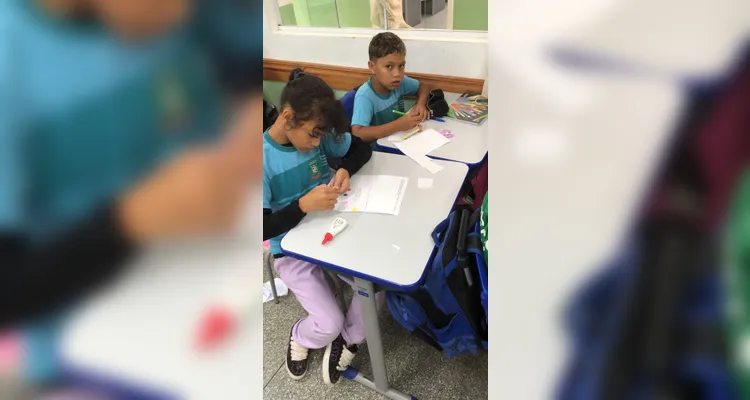 Confira os trabalhos e registros em sala de aula.
