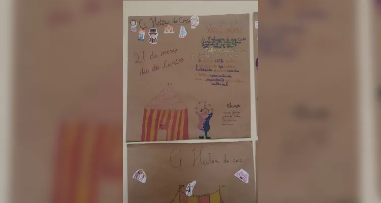 Confira os registros em sala de aula.