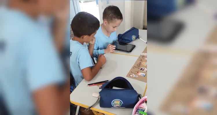 Confira os registros em sala de aula.