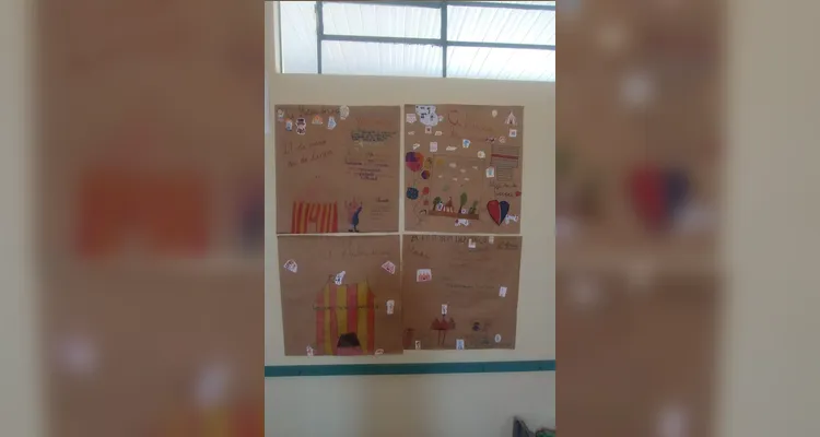 Confira os registros em sala de aula.