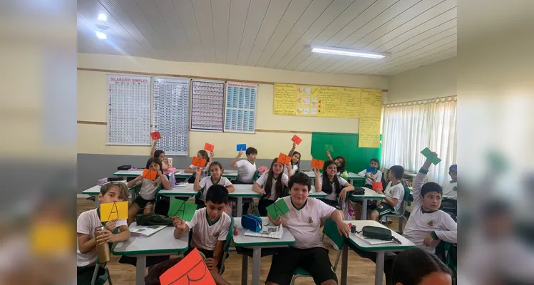 Confira a série de registros do amplo trabalho em sala de aula.