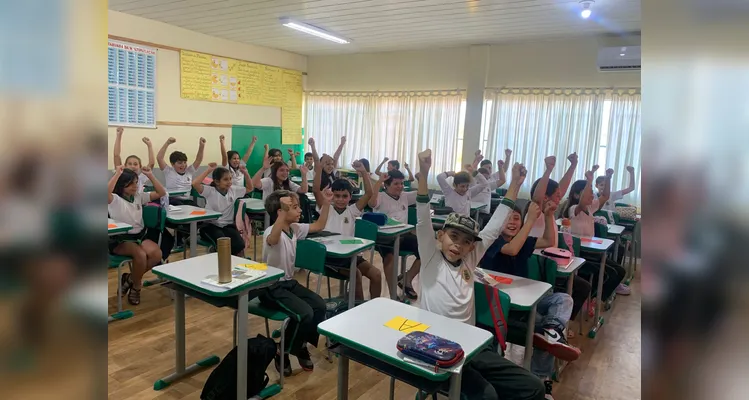 Confira a série de registros do amplo trabalho em sala de aula.