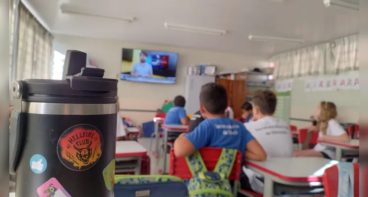 Confira a série de registros do trabalho em sala de aula.