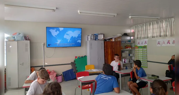 Confira a série de registros do trabalho em sala de aula.