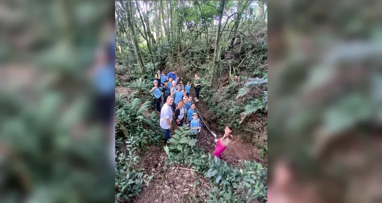 Confira a série de registros da saída de campo.