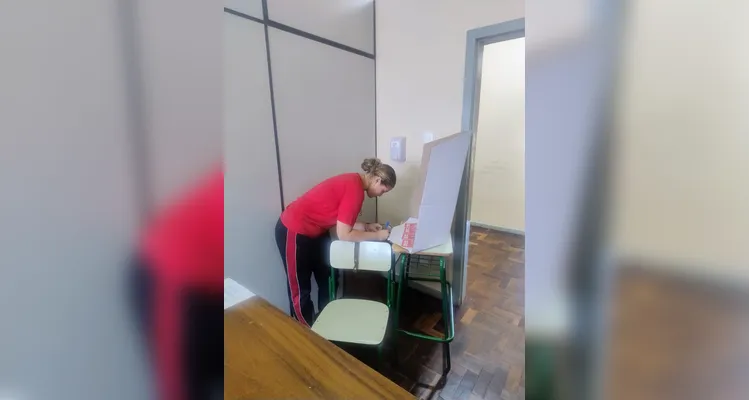 Todos os alunos do terceiro ano do Ensino Fundamental I até o Ensino Médio votaram.