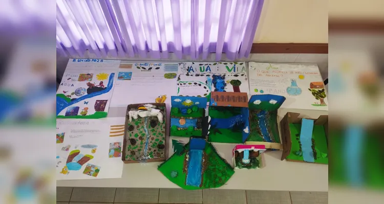 Veja como ficaram os trabalhos dos estudantes.